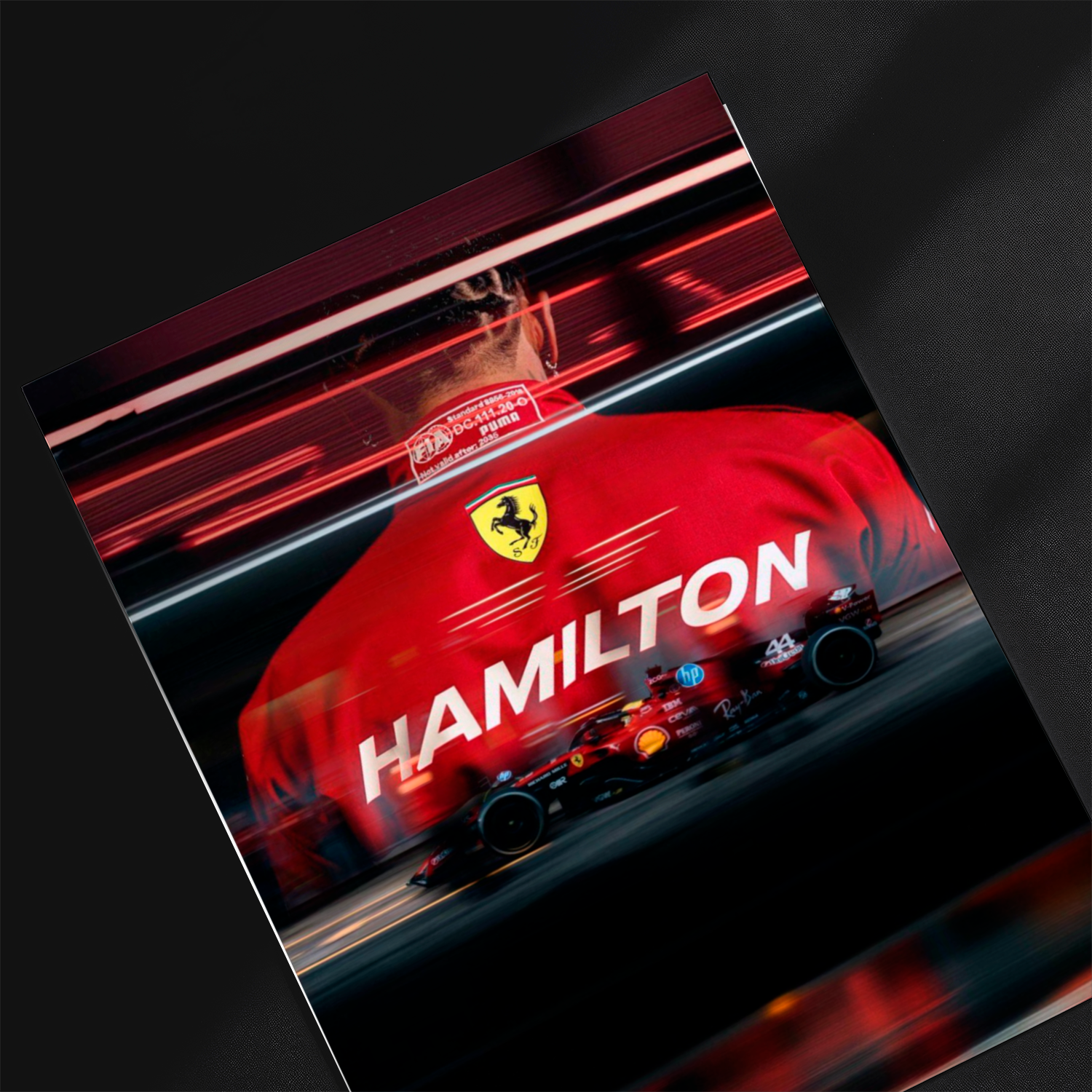 Lewis Hamilton #1 | F1 Racing | Sports Poster
