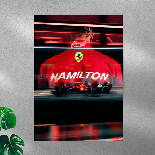 Lewis Hamilton #1 | F1 Racing | Sports Poster