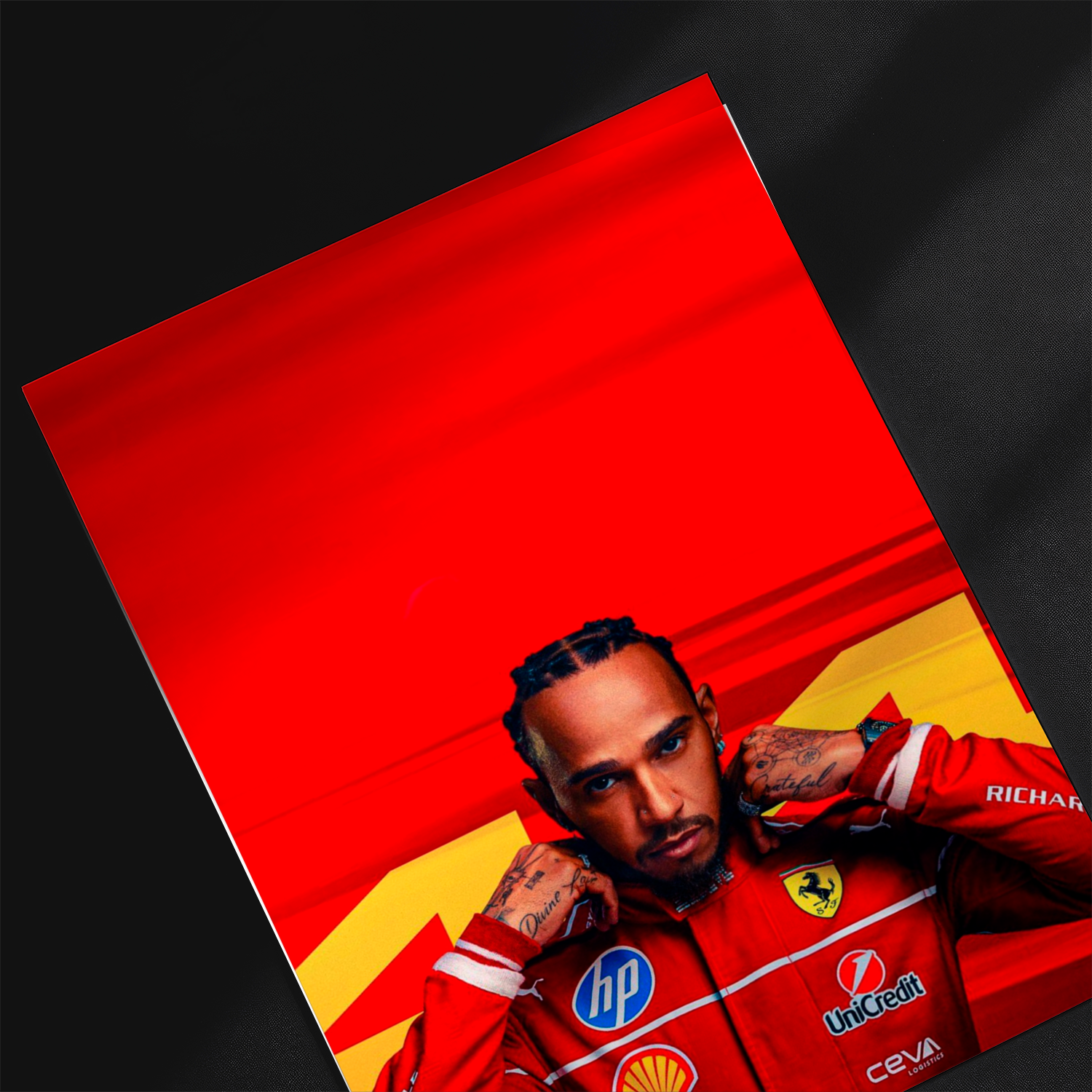 Lewis Hamilton #2 | F1 Racing | Sports Poster