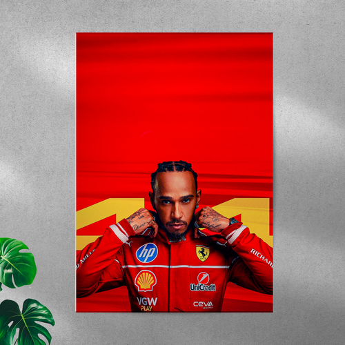 Lewis Hamilton #2 | F1 Racing | Sports Poster
